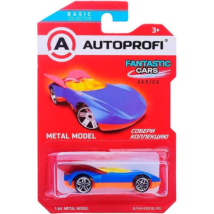 Модель 1:64 Серия FANTASTIC CARS синий/красный B/FAN-008 439-388