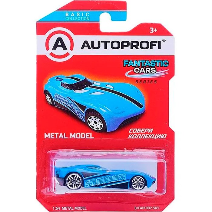 Модель 1:64 Серия FANTASTIC CARS голубой B/FAN-002 439-387