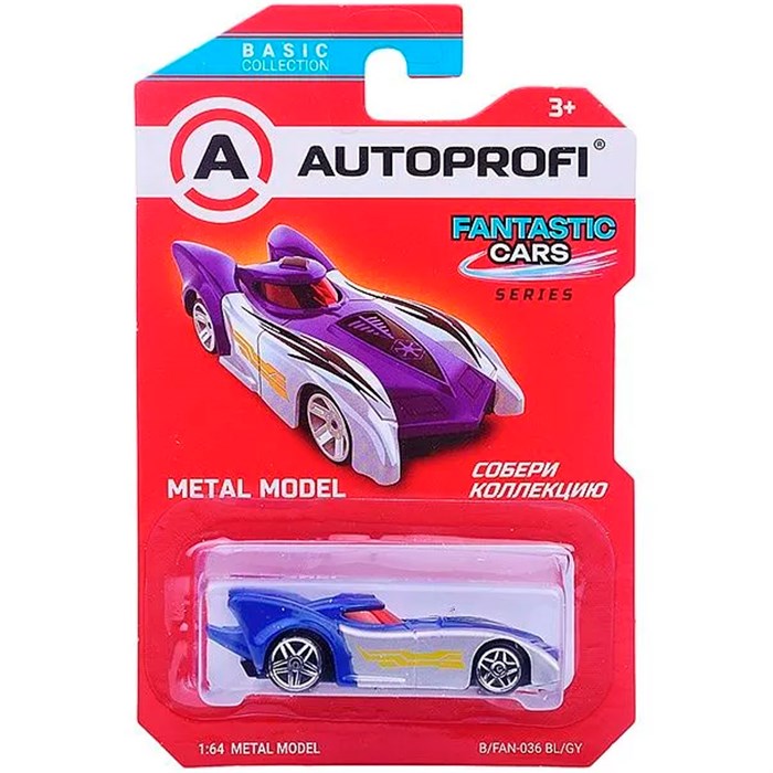 Модель 1:64 Серия FANTASTIC CARS синий/серый B/FAN-036 439-391