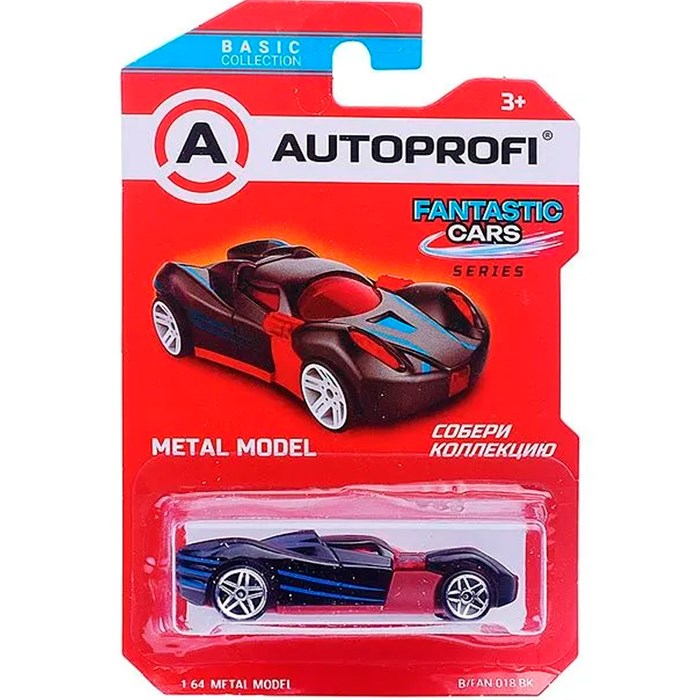Модель 1:64 Серия FANTASTIC CARS чёрный B/FAN-018 BK 439-240
