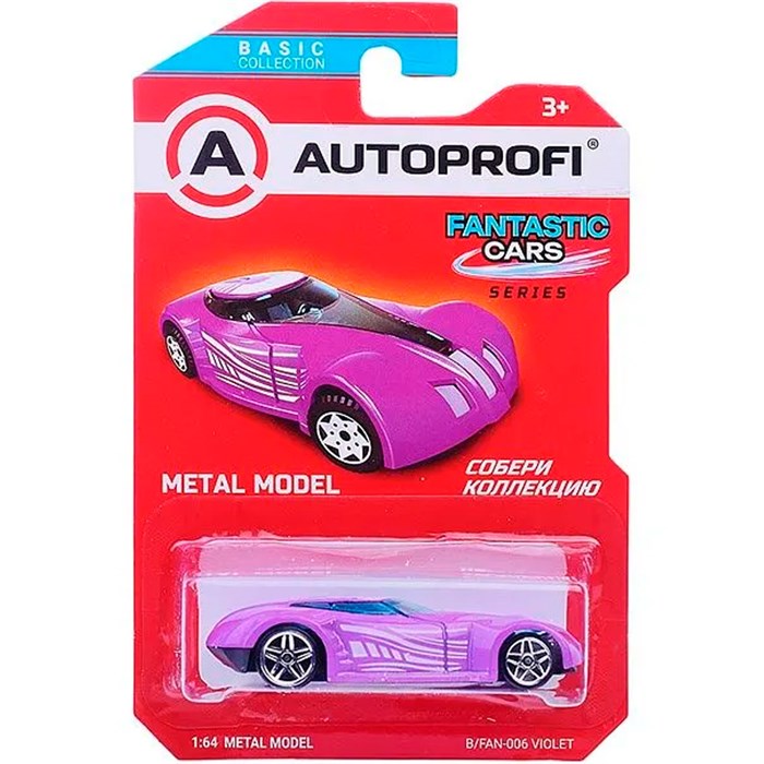 Модель 1:64 Серия FANTASTIC CARS фиолетовый B/FAN-006 VIOLET 439-236
