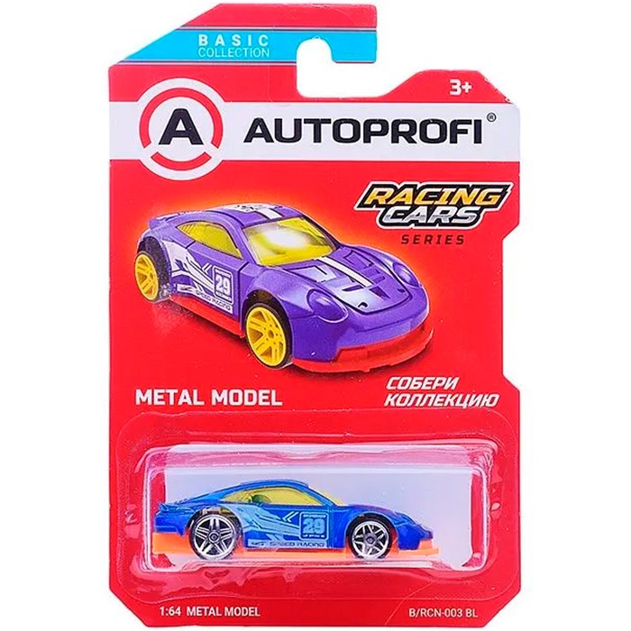 Модель 1:64 Серия RACING CARS синий B/RCN-003 BL 439-256