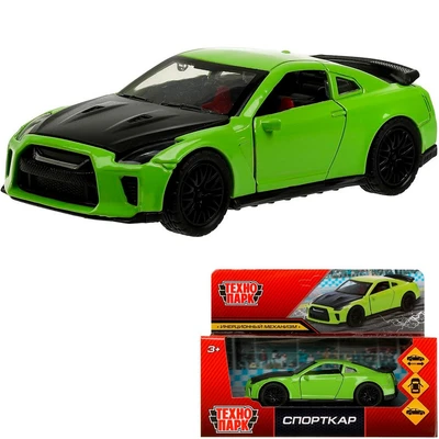 Модель 2001C106-R СПОРТКАР, 12 см, двери, багаж., инерц Технопарк  в коробке 439-775