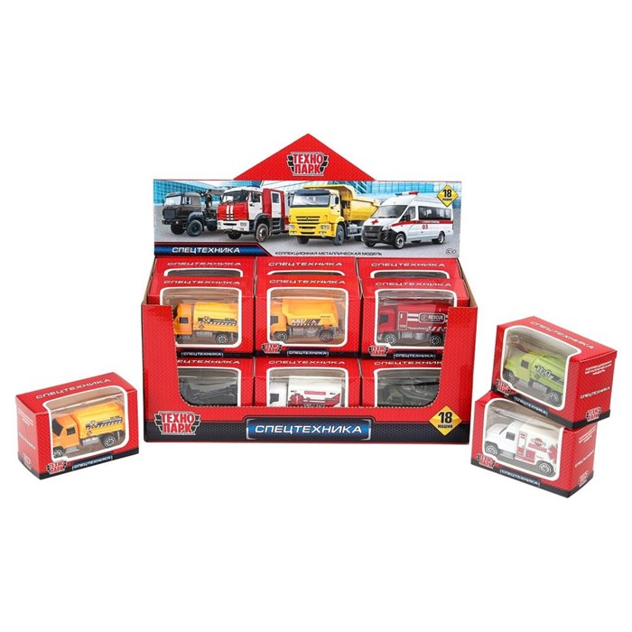 Модель 80531-H СПЕЦТЕХНИКА 7,5 см Технопарк в кор. 439-685