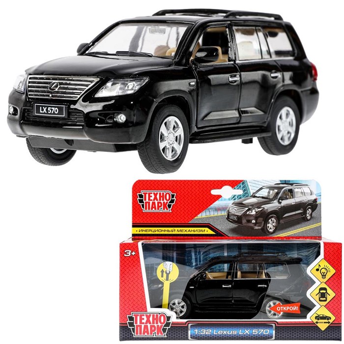 Модель SB-68301 LEXUS LX570, 14,7 см, двери, багажник, инерция Технопарк 439-715