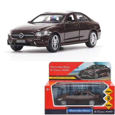 Модель ECLASS-12-BD MERCEDES-BENZ e-class amg 12см, дв,баг,ин,бордовый Технопарк в кор. 439-680