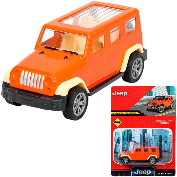 Модель 2306C0667-R6 jeep WRANGLER SAHARA, 7,5 см, инерция Технопарк в кор. 439-523