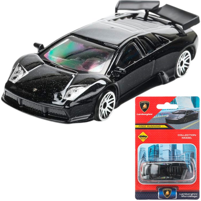 Модель MURC-7-BK  lamborghini murcielago r-gt, длина 7 см, черный Технопарк в кор. 439-489