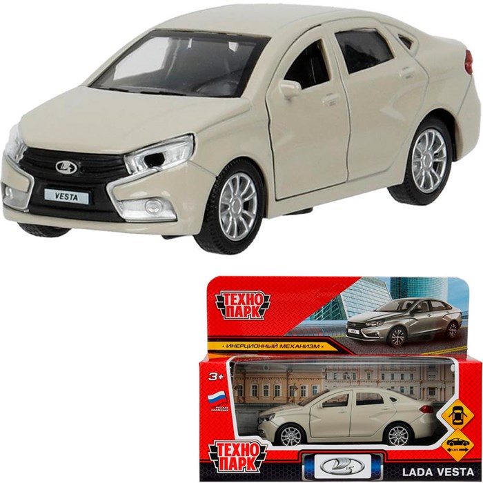 Модель VESTA-12-BG LADA vesta 11,5 см, двери, бежевый Технопарк  в кор. 439-410