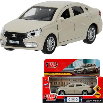 Модель VESTA-12-BG LADA vesta 11,5 см, двери, бежевый Технопарк  в кор. 439-410