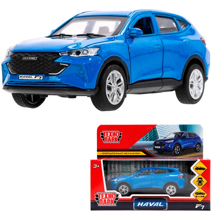 Модель F7-12-BU-WOD HAVAL "haval f7"12 см, двери, багаж, инерц, синий Технопарк  в кор. 439-269