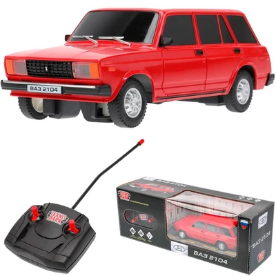 Машина на радиоуправлении 2104-18L-RD LADA ваз-2104 свет, 18 см, красный Технопарк 439-110