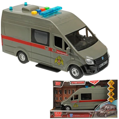 Модель NEXTVAN-22PLROS-SR ГАЗЕЛЬ NEXT РОСГВАРДИЯ 22 см Технопарк  в коробке 438-882
