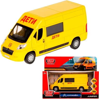 Модель JUMPER-14CHI-YE CITROEN JUMPER ДЕТИ 14 см Технопарк в коробке 438-461