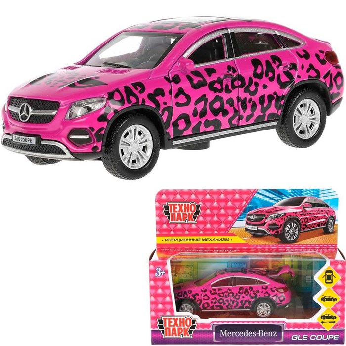 Модель GLECOUPE-12GRL-PIN MERCEDES-BENZ GLE COUPE ДЛЯ ДЕВОЧЕК Технопарк  в коробке 438-206