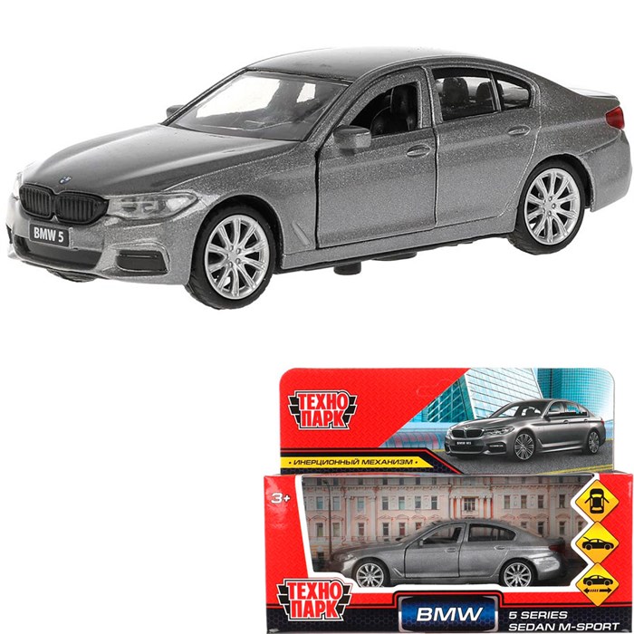 Модель 5ER-12-GY BMW 5-ER SEDAN M-SPORT серый Технопарк в коробке 438-204