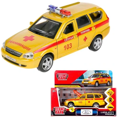 Модель PRIORAWAG-12SLAMB-YE LADA PRIORA Реанимация Технопарк  в коробке 340-585