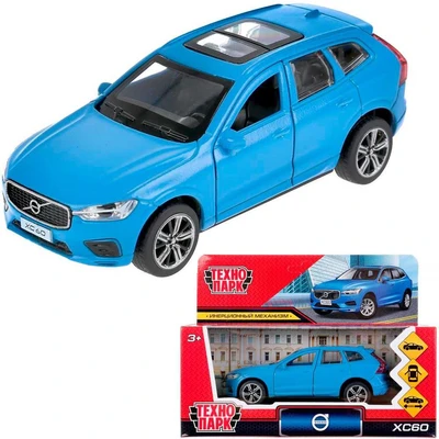 Модель XC60-12FIL-BU VOLVO xc60 r-design матовый синий Технопарк  в коробке 340-562