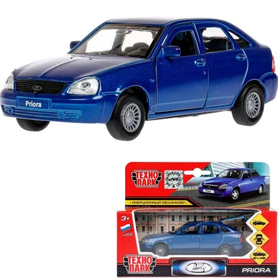 Модель SB-18-22-LP(BU)WB LADA Priora хэтчбек синий Технопарк  в коробке 340-144