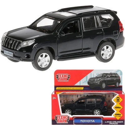 Модель PRADO-BK Toyota Prado черная Технопарк  в коробке 339-937