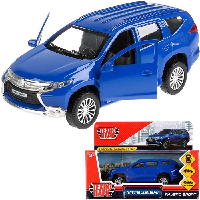 Модель PAJERO-S-BU MITSUBISHI PAJERO SPORT синий Технопарк в коробке 339-615