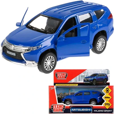 Модель PAJERO-S-BU MITSUBISHI PAJERO SPORT синий Технопарк в коробке 339-615