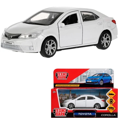 Модель COROLLA-WT TOYOTA COROLLA белый Технопарк  в коробке 339-555