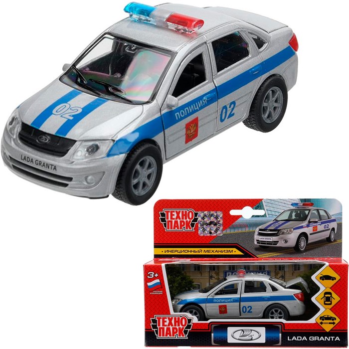 Модель SB-16-41-P Лада Гранта Полиция Технопарк в коробке 338-363