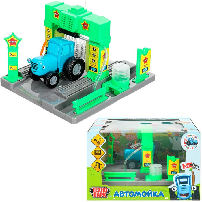 Модель WASHSET-17PLWAT-BLUTRA-WOD АВТОМОЙКА с водой 21 см Технопарк  в кор. 439-613