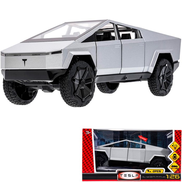 Модель C2405-R Электропикап двери, капот, багажник, св-зв, инерция, 23см, серебр Технопарк в кор. 439-349