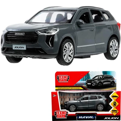 Модель JOLION-12-GY Haval Jolion 12 см, двери, багаж, темно-серый Технопарк  в кор. 439-342