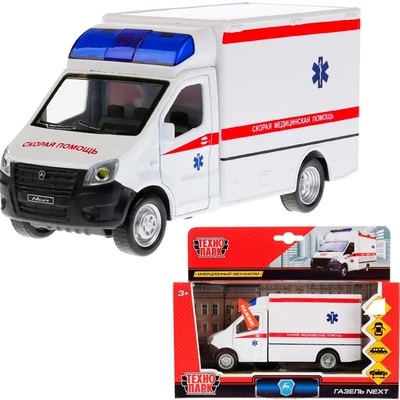 Модель NEXTREAN-15SL-WH Газель NEXT Скорая Технопарк  в коробке 340-153