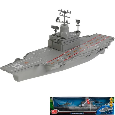 Модель 1108Y073-R АВИАНОСЕЦ 45 см Технопарк  в коробке 340-812