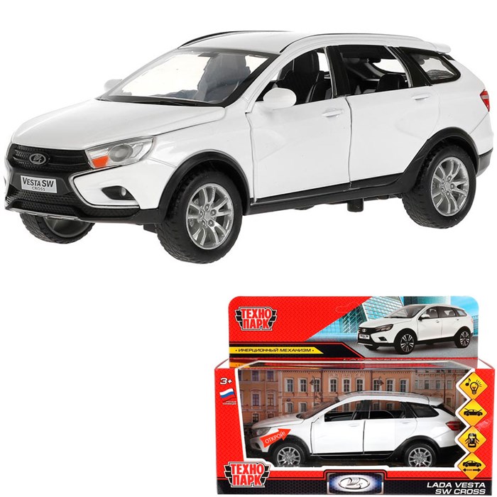 Модель VESTASWCR-124SL-WHPRL LADA SW Cross белый Технопарк  в коробке 340-799