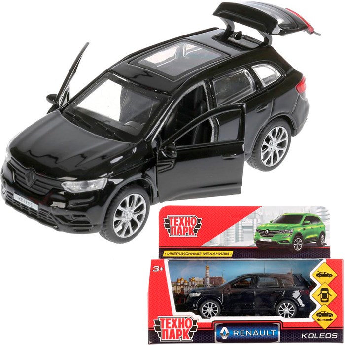 Модель KOLEOS-BK RENAULT KOLEOS черный Технопарк  в коробке 339-819