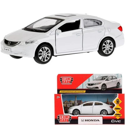 Модель CIVIC-WT HONDA CIVIC белый Технопарк  в коробке 339-519
