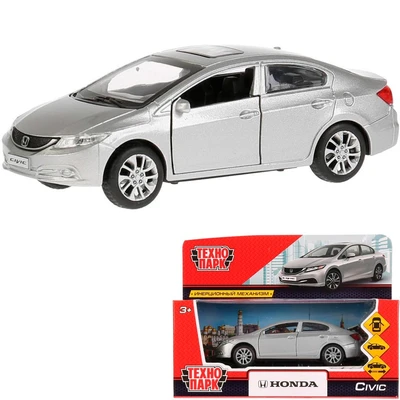 Модель CIVIC-SL HONDA CIVIC серебристый Технопарк  в коробке 339-502