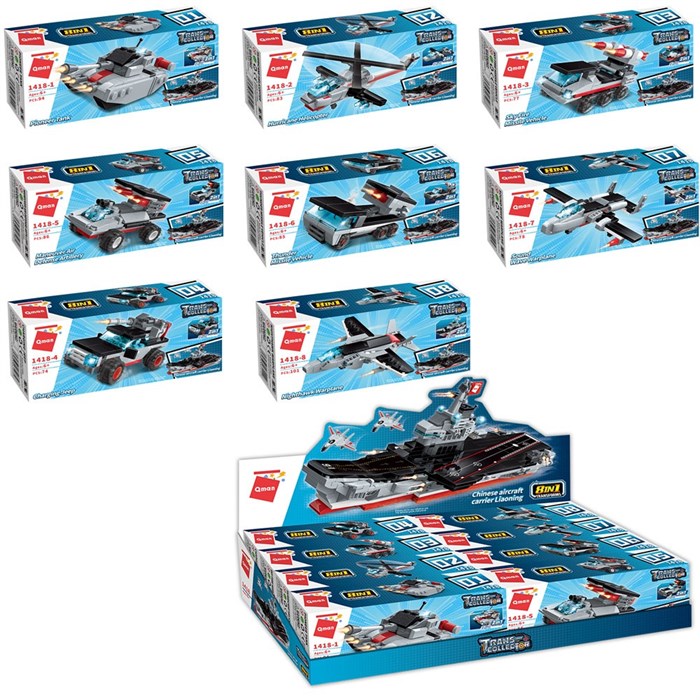 Конструктор 1418 QMAN Техника  в кор. 623-811