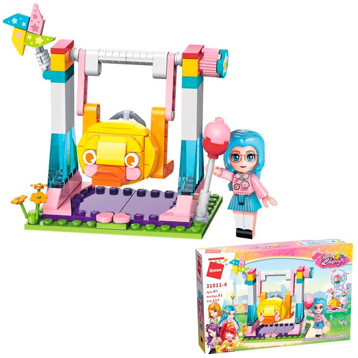 Конструктор 31011-1/-4 QMAN Веселый аттракционв кор. 624-188