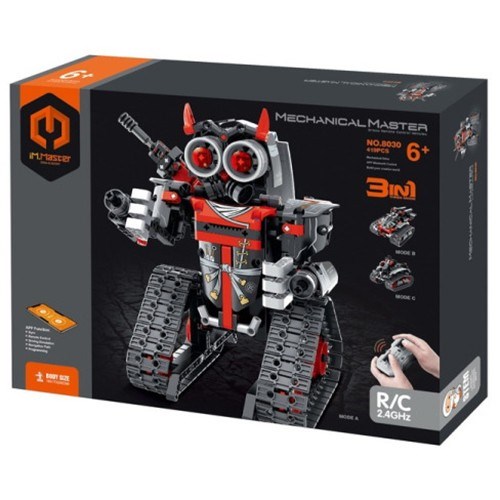 Конструктор на радиоуправлении 8030 Робот красный 433 дет. в коробке 625-980