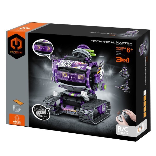 Конструктор на радиоуправлении 8058 Робот 458 дет. в коробке 625-997