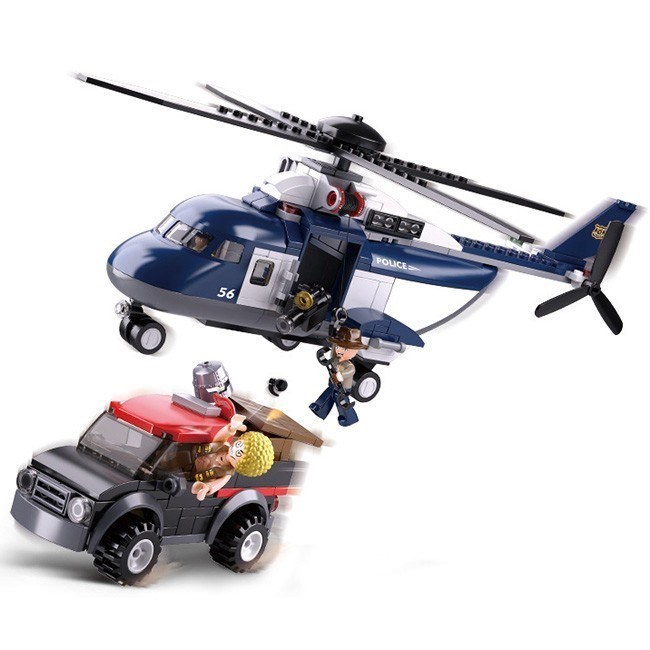 Конструктор Полиция  38-0656  285 дет. в коробке 523-398