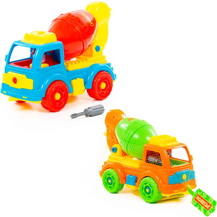Конструктор-транспорт Автомобиль-бетоновоз 29 эл 72993 П-Е /16/ 524-200