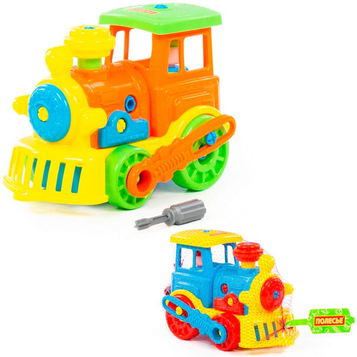 Конструктор-транспорт Паровоз в сетке 71255 425-993