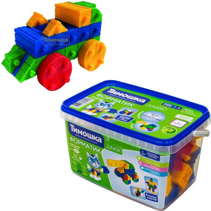 Конструктор Форматик 60 деталей 088 525-759