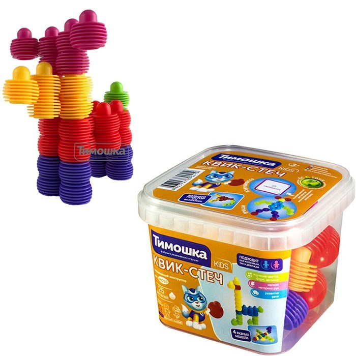 Конструктор Квик стеч 25 деталей ТМ "ТИМОШКА" 525-400