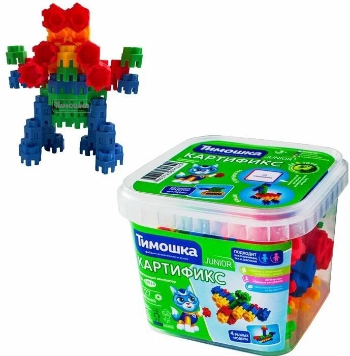 Конструктор "Картификс" 27 деталей ТМ "ТИМОШКА" 324-992