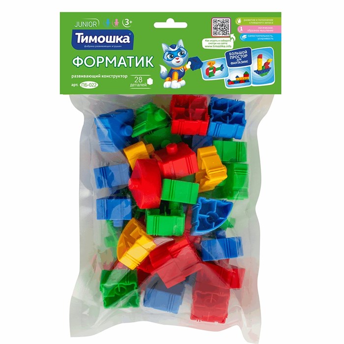 Конструктор  «Форматик»28 деталей ТМ "ТИМОШКА" 623-996
