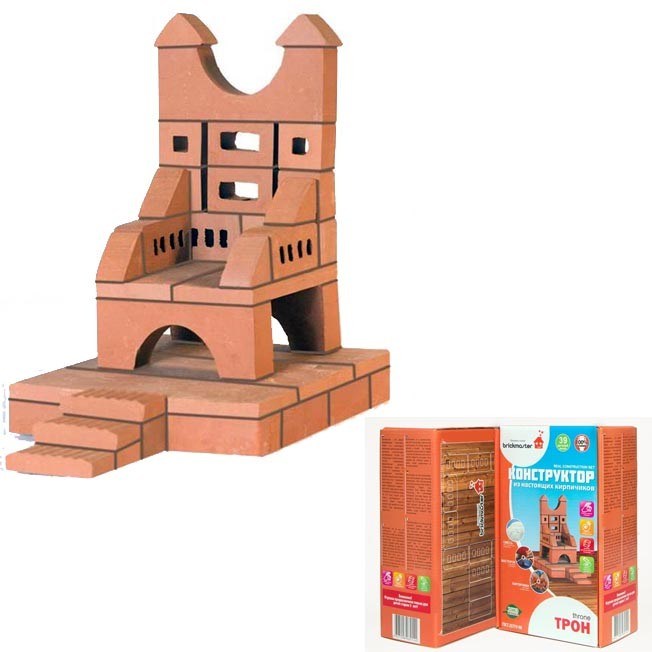 Конструктор из кирпичиков Трон 602 376-446