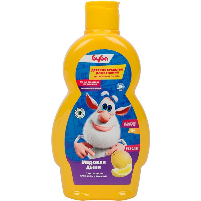 Средство для купания БУБА медовая дыня,с экс календулы и ромашки 400мл Заботливая мама 97456-BUBA 696-077